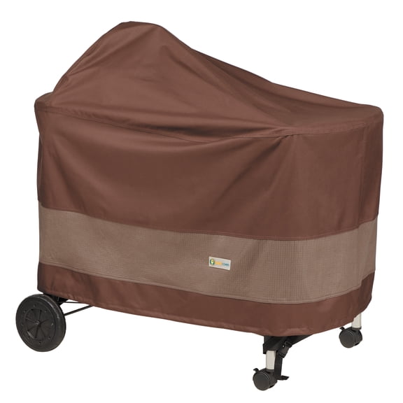 Duck Covers Essential Water-Resistant 40 Inch BBQ Grill Cover for Weber Performer, Mocha