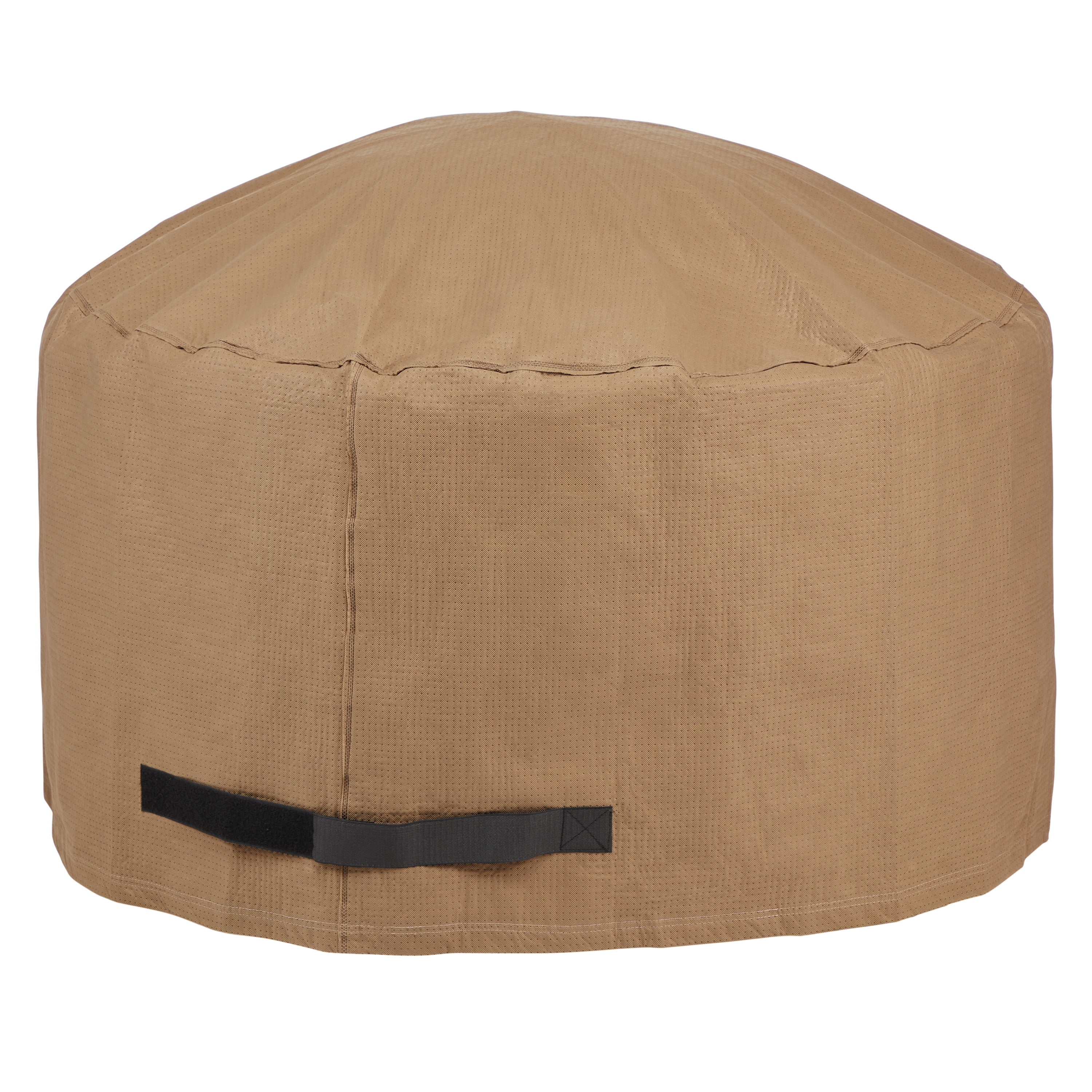 Tan Water-Resistant Round Fire Pit Cover, 42 Inch