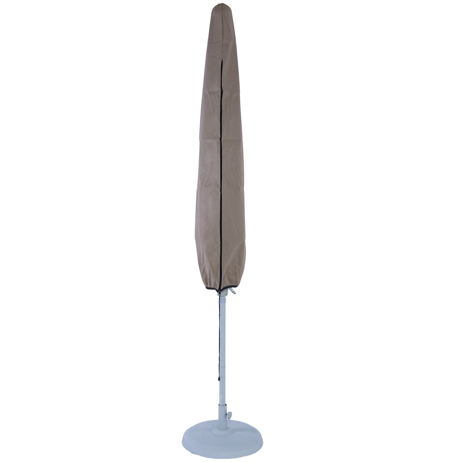 Essential Water-Resistant 9 Foot Brown Patio Umbrella Cover