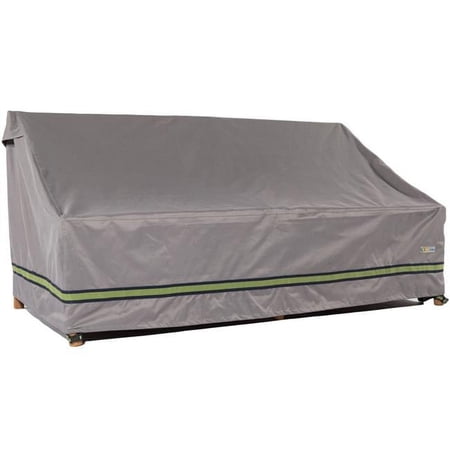 Duck Covers Soteria Rainproof Patio Loveseat Cover Grey
