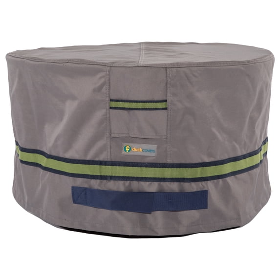 Duck Covers Soteria Waterproof 32 Inch Round Patio Ottoman/Side Table Cover