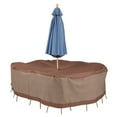 Duck Covers Ultimate Waterproof 108 Inch Rectangular/Oval Patio Table ...
