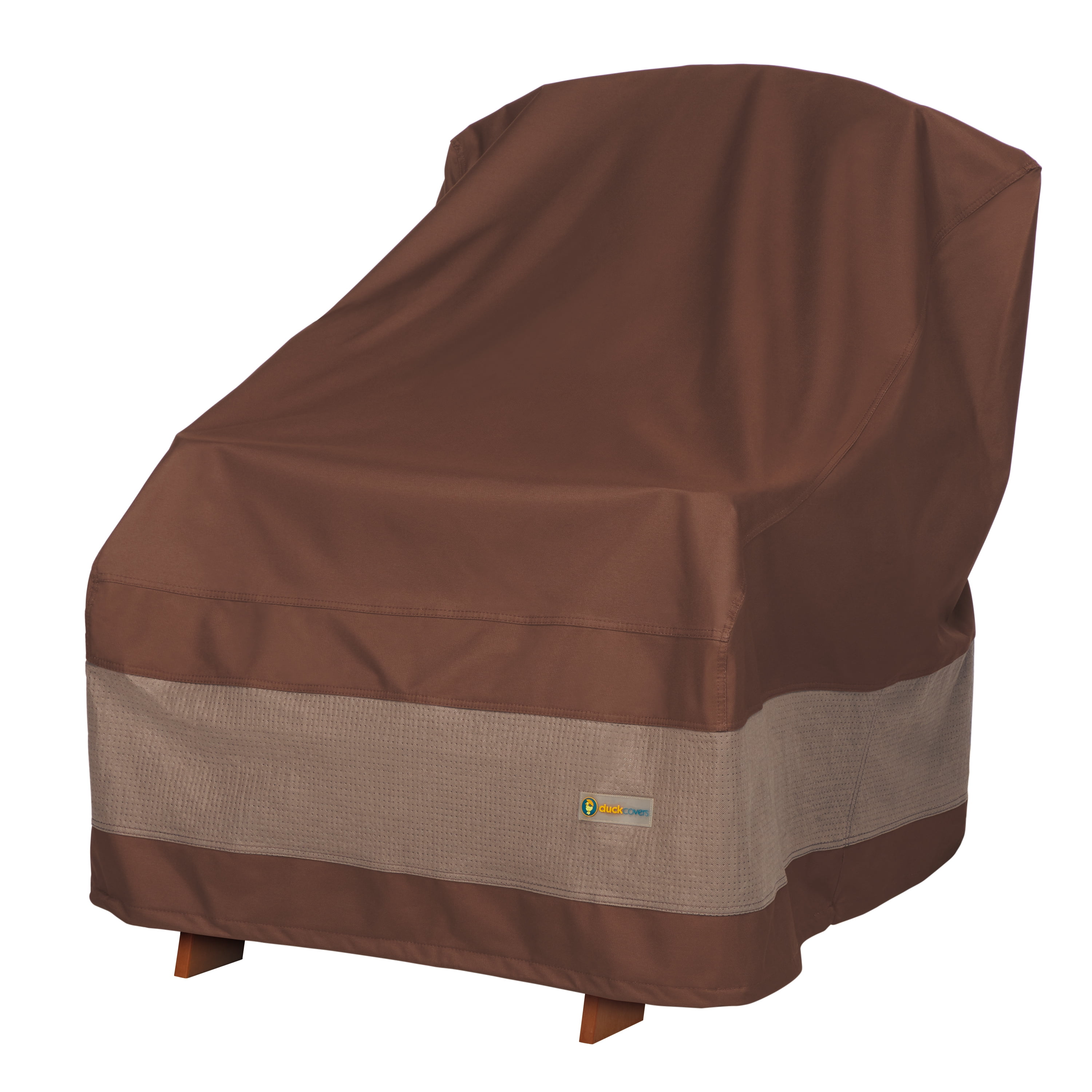 Ultimate Waterproof 32 Inch Brown and Beige Patio Chair Cover