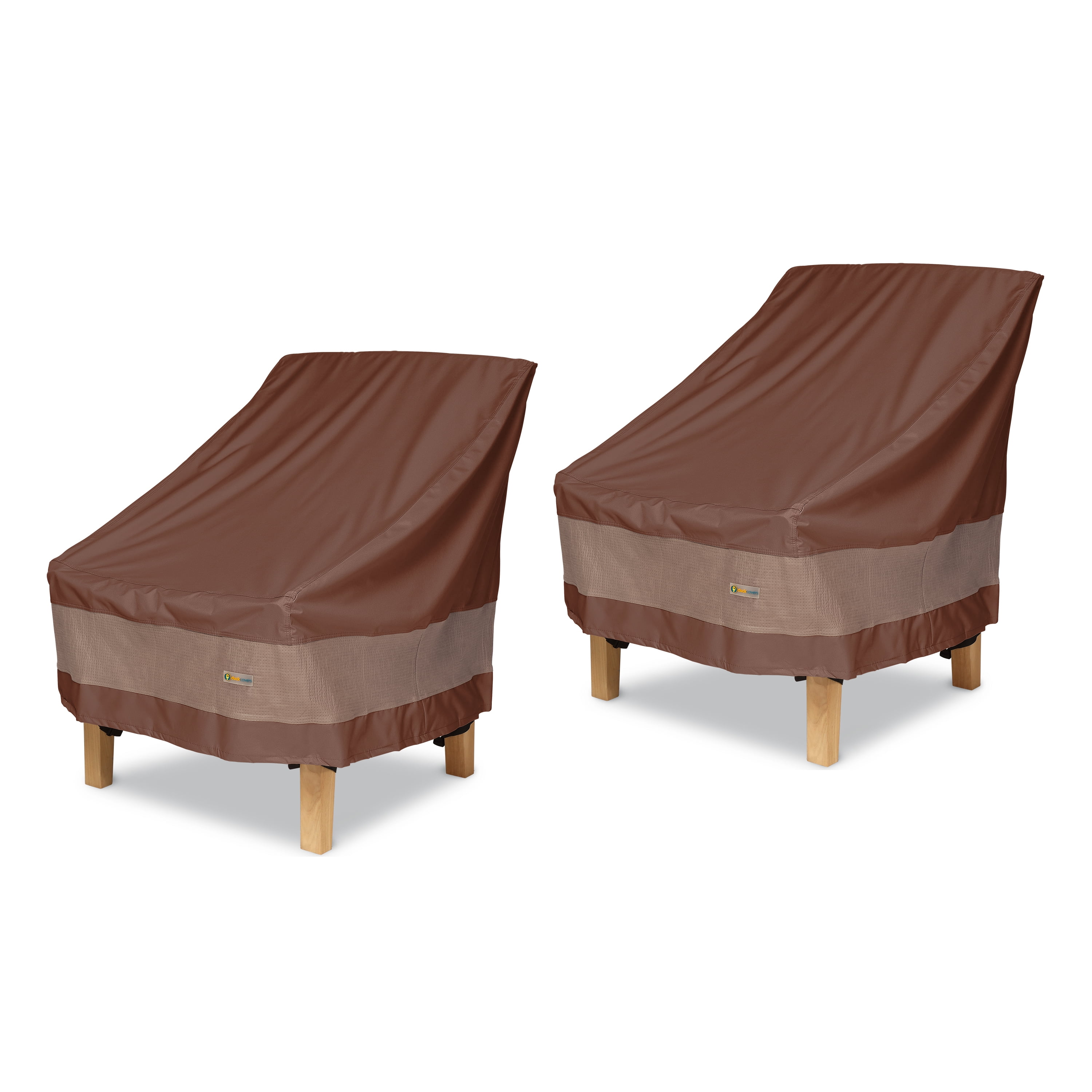Duck Covers Ultimate Waterproof 36 Inch Patio Chair Cover 2 Pack