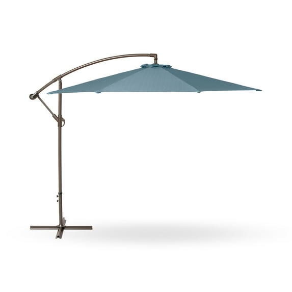 Duck Covers Weekend 10 Feet Patio Cantilever Umbrella, Blue Shadow