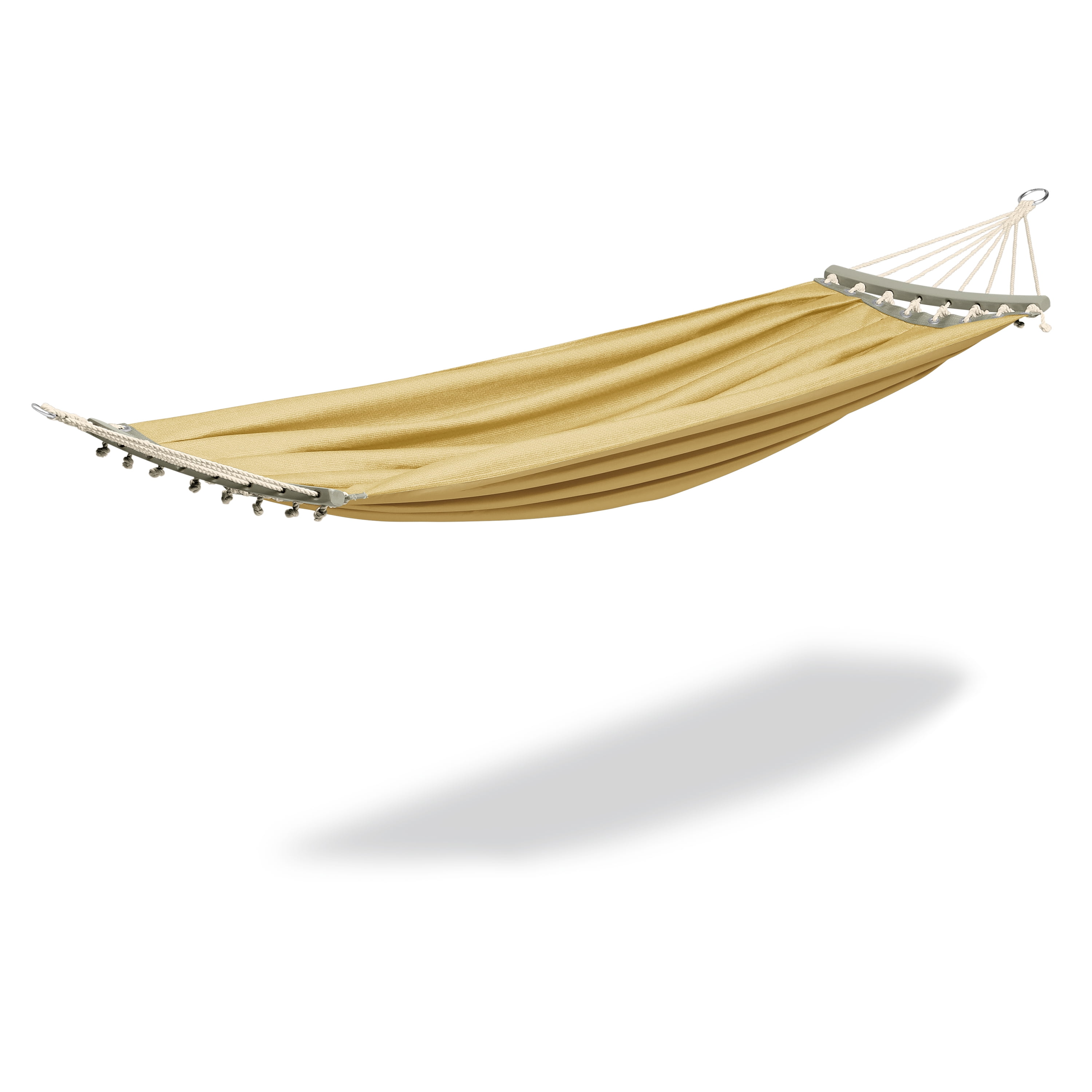Straw Polyester One-Person Hammock Bed, 84 x 58 Inch