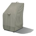 thumbnail image 1 of Duck Covers Weekend Water-Resistant 26 Inch Outdoor Stackable Chair Cover with Integrated Duck Dome, Moon Rock, 1 of 14