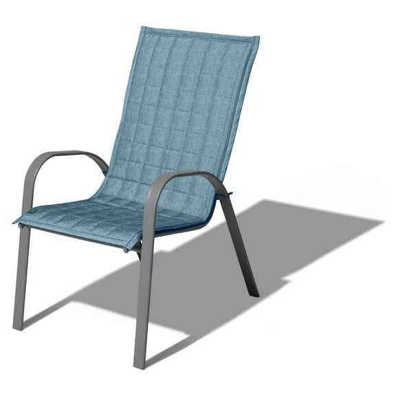 Duck Covers Weekend Water-Resistant 45 Inch Patio Chair Slipcover, Blue Shadow