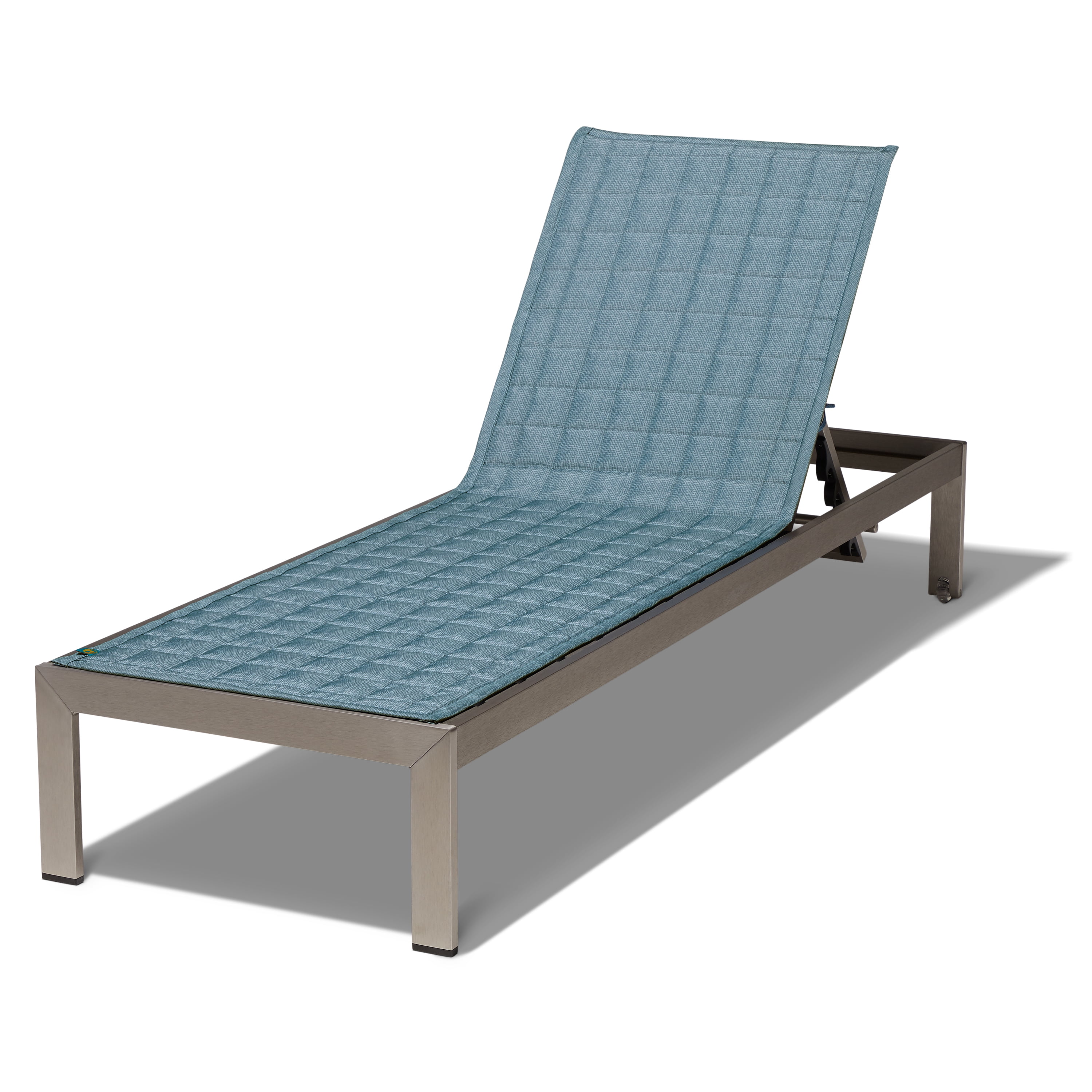 Duck Covers Weekend Water Resistant 80 Inch Patio Chaise Slipcover Blue Shadow