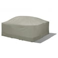 thumbnail image 1 of Duck Covers Weekend Water-Resistant 90 Inch Outdoor Square Table & Chair Cover with Integrated Duck Dome, Moon Rock, 1 of 14
