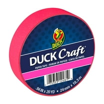 Duck Craft Paper Tapes - Neon Pink, 20 Yards