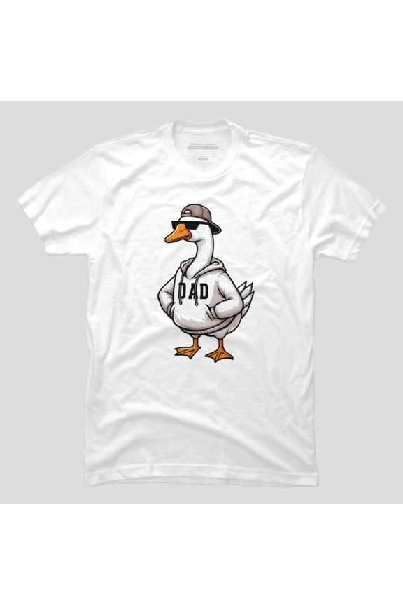 Duck Dad Funny Father's Day Pet Lover Graphic T-shirt M2983559, Up to Size 5XL