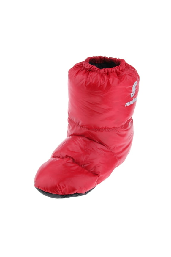 Duck Down Booties Camping Cabin Slippers Water Warm Long ,