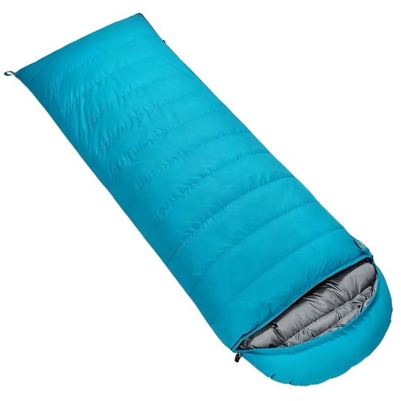 Duck Down Sleeping Bag, 800g Ultralight Portable Sleeping Bag for Adults, Envelope Design, 82.7 x 31.5 in / 210 x 80 cm for Camping, Backpacking