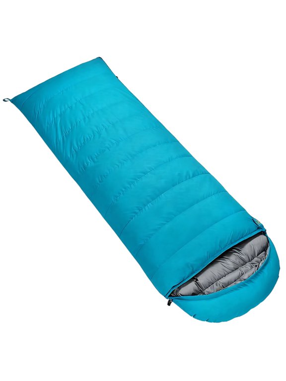 Duck Down Sleeping Bag Ultralight Portable for Adults, 800g Envelope Camping Sleeping Bag with Water-Resistant Fabric, Compact Backpacking Sleeping Bag for Outdoor Hiking
