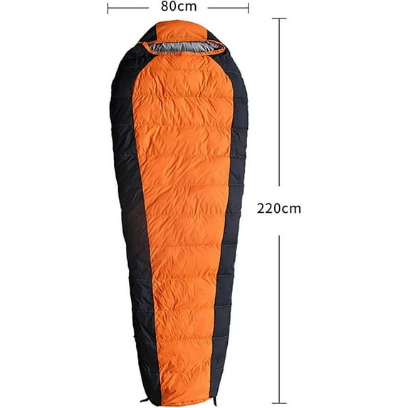 Duck Down Sleeping Bag Waterproof Lightweight Portable Sleeping Bag for Adults Kids- Indoor Outdoor: Camping Backpacking Hiking
