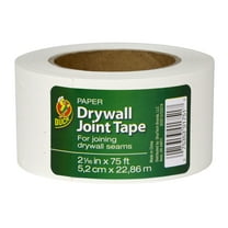 Duck Drywall All Purpose Non-adhesive Joint Paper Tape, 2.06 in. x 75 ft., White, New