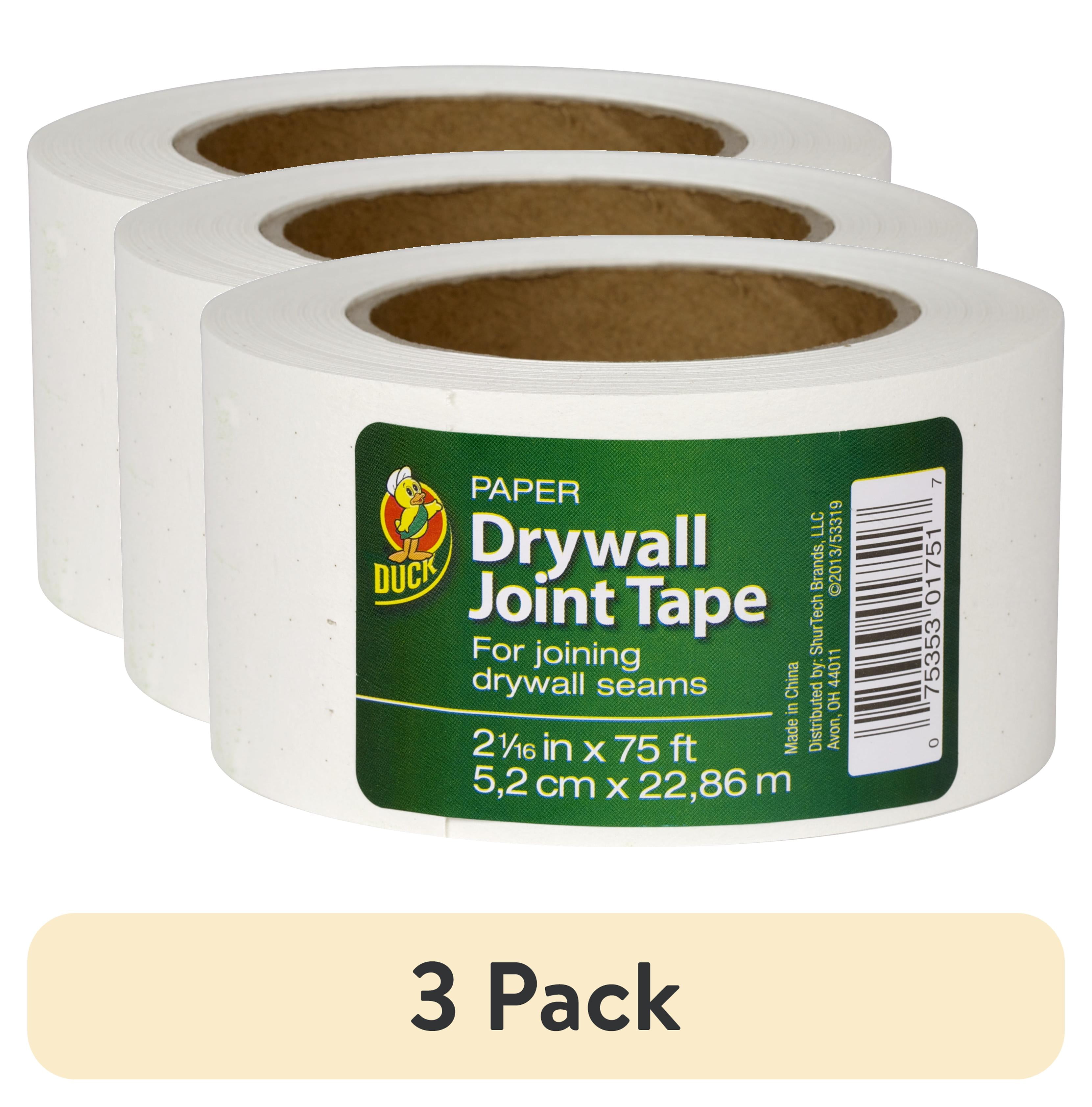 Duck Brand 2.06 in x 75 ft Paper Drywall White Joint Tape Duck Brand 2.06 in x 75 ft Paper Drywall White Joint Tape