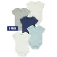 Duck Duck Goose Baby Boys' 5-Pack Bodysuits - multi, 0 - 3 months