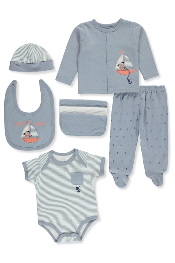 Baby Boys' 9-Piece Layette Gift Set Color: multi Size: 0 - 3 months