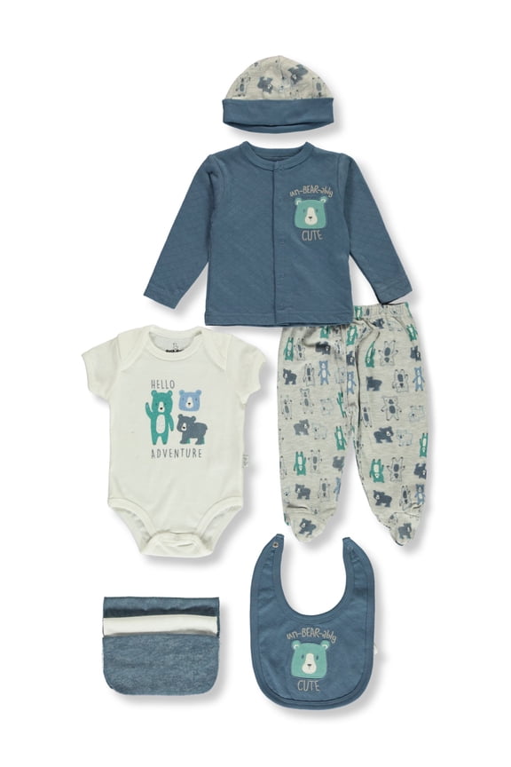 Baby Boys' 9-Piece Layette Set Color: blue Size: 0 - 3 months
