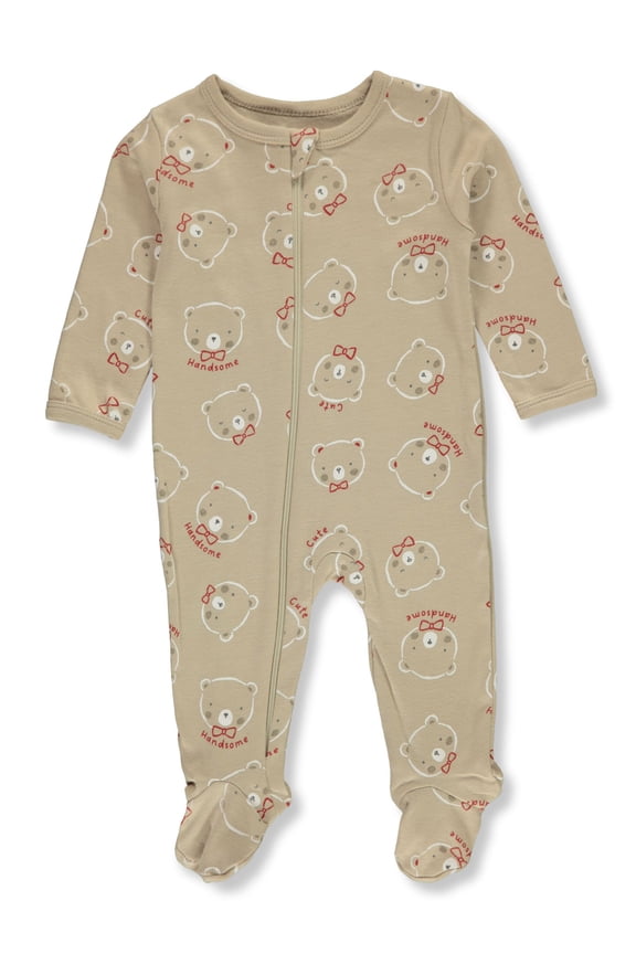 Baby Boys' Bear Coveralls Color: brown Size: 6 - 9 months