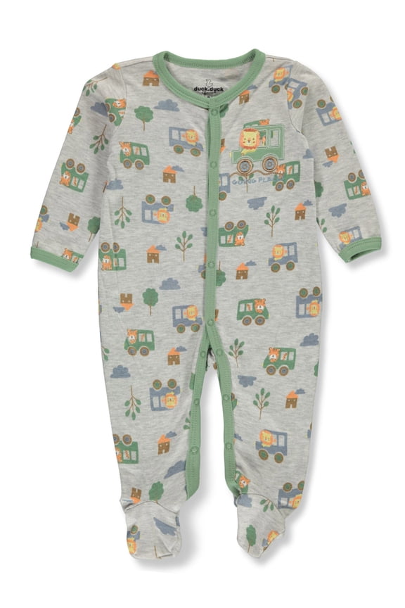 Baby Boys' Cars Coveralls Color: green Size: 6 - 9 months