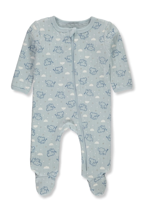 Baby Boys' Elephant Coveralls Color: blue/multi Size: 6 - 9 months