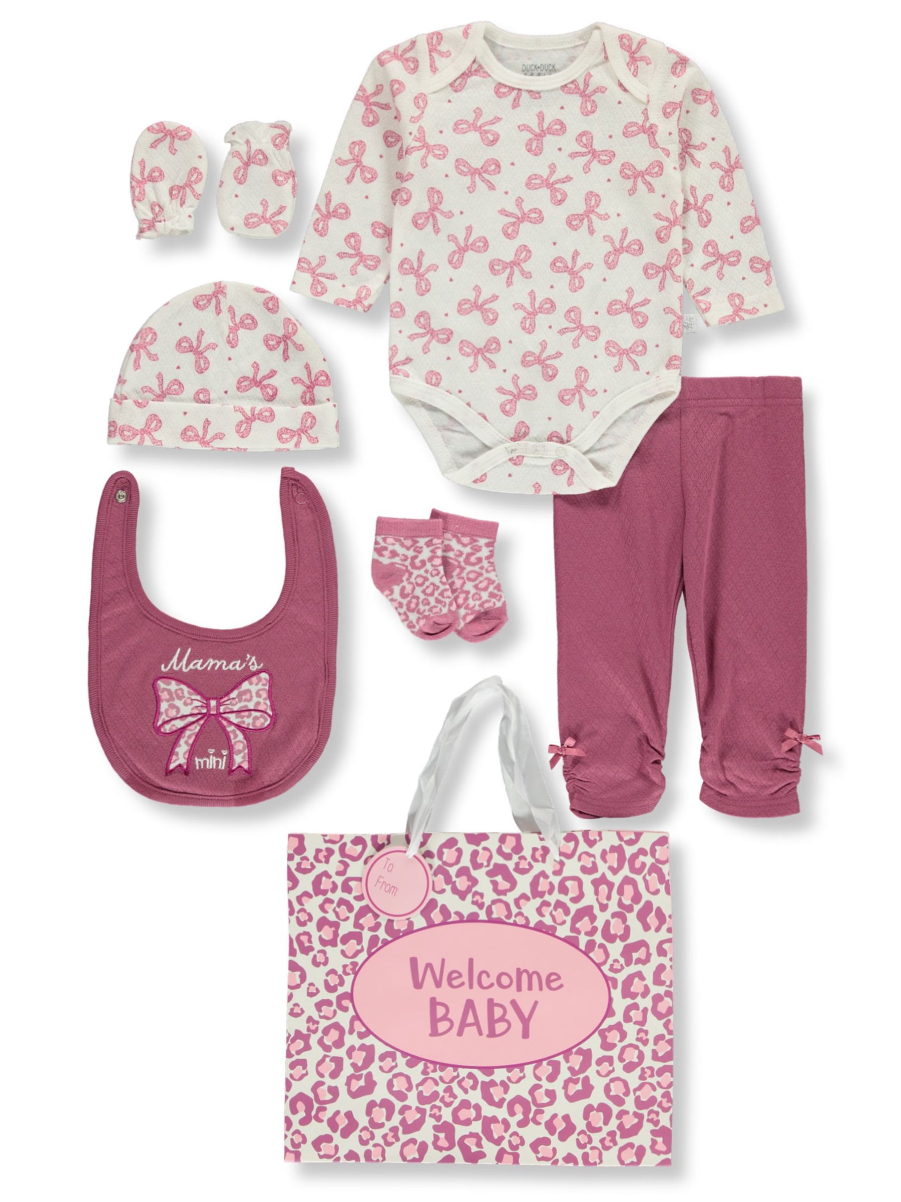 Baby Girls' 8-Piece Layette Gift Set Color: white/multi Size: 3 - 6 months
