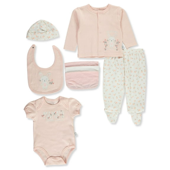 Duck Duck Goose Baby Girls' 9-Piece Layette Gift Set Color: multi Size: 0 - 3 months