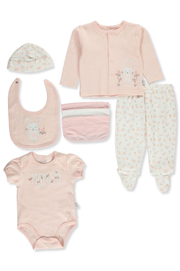 Baby Girls' 9-Piece Layette Gift Set Color: multi Size: 3 - 6 months