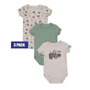 Duck Duck Goose Boys 3-Pack Short Sleeve Bodysuits Color multi Size 6 - 9 months