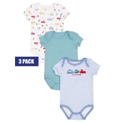 Duck Duck Goose Boys 3-Pack Short Sleeve Bodysuits Set Color multi Size 6 - 9 months