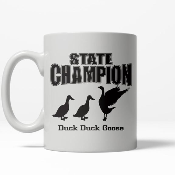 Duck Duck Goose State Funny Game Coffee Ceramic Drinking Mug 11oz