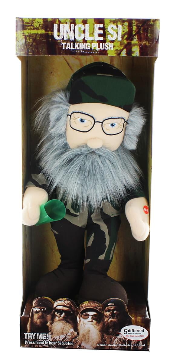 Duck Dynasty Duck Commander Uncle Si 16" Talking Plush