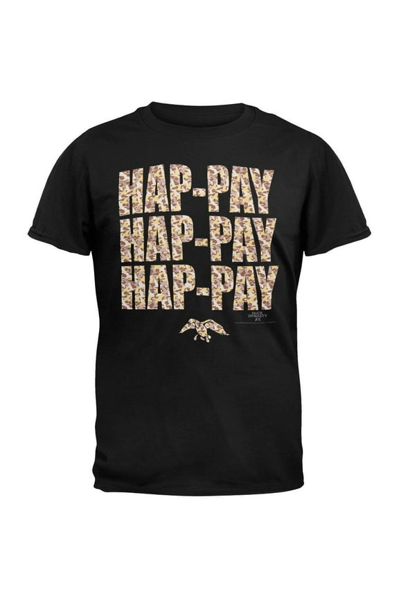Duck Dynasty - Hap-Pay Camo Logo T-Shirt - Small