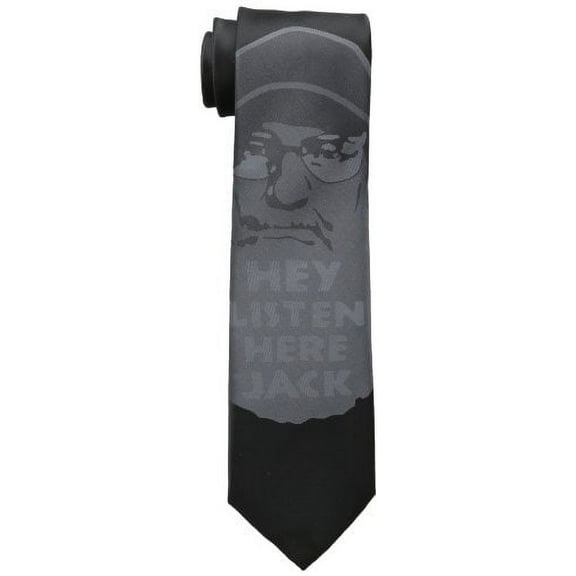 Duck Dynasty Men's Uncle Hey Listen There Jack Tie, Black, One Size