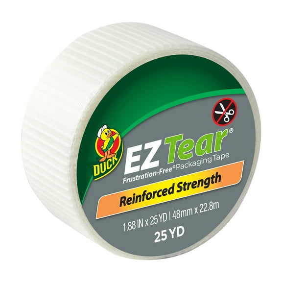 Duck EZ Start 1.88 in x 25 yd Non-transparent Packing Tape