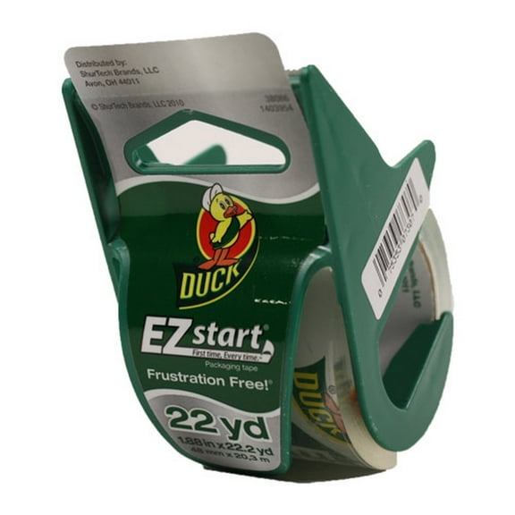 Duck EZ Start 22yd Heavy Duty Packaging Tape (Pack of 4)