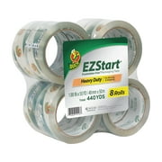 Duck EZ Start Clear Packaging Tape, 1.88 in. x 55 yd., 8 Rolls