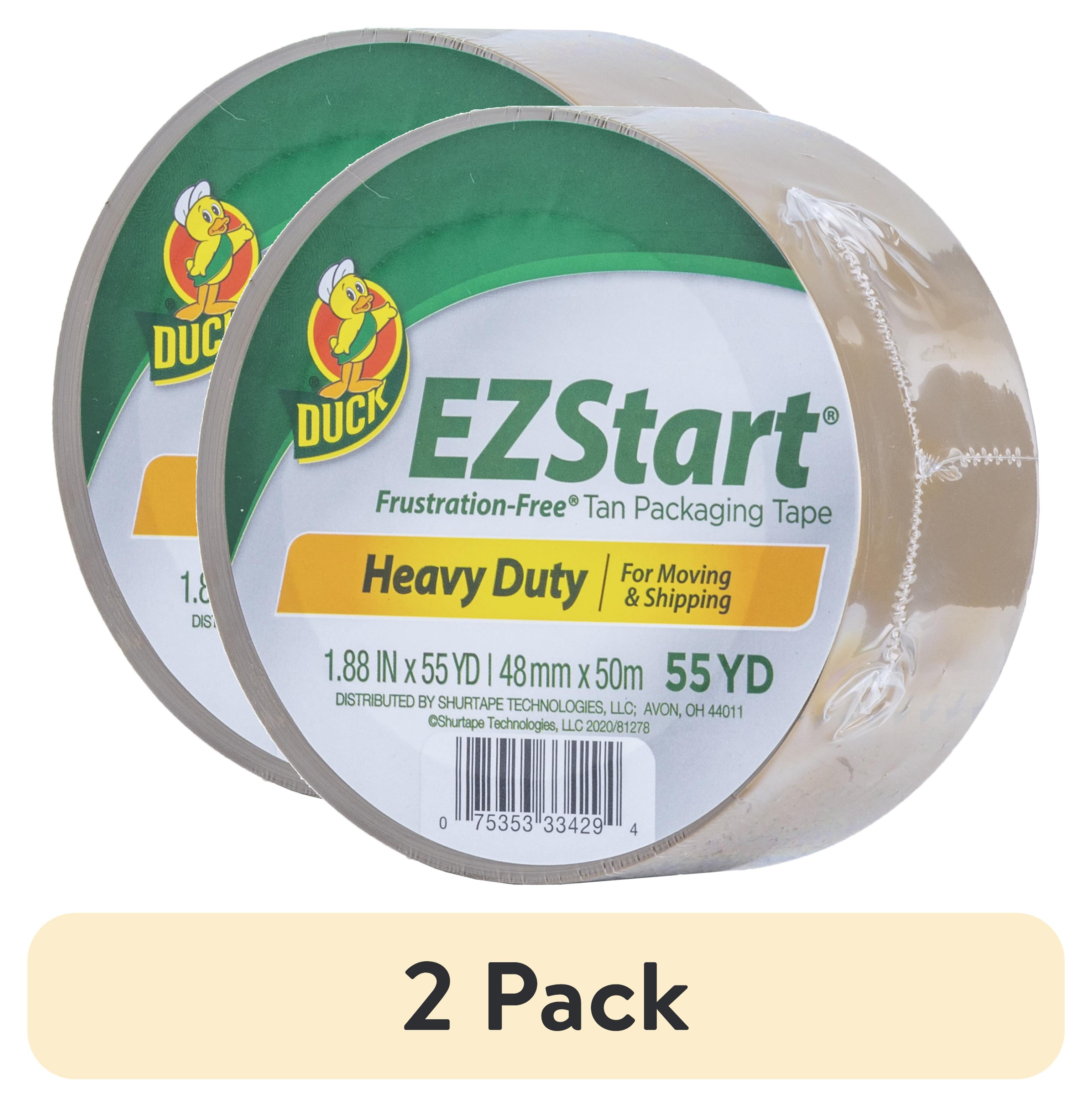 Duck EZ Start Packaging Tape, 1.88 in. x 55 yd., Tan Duck EZ Start Packaging Tape, 1.88 in. x 55 yd., Tan