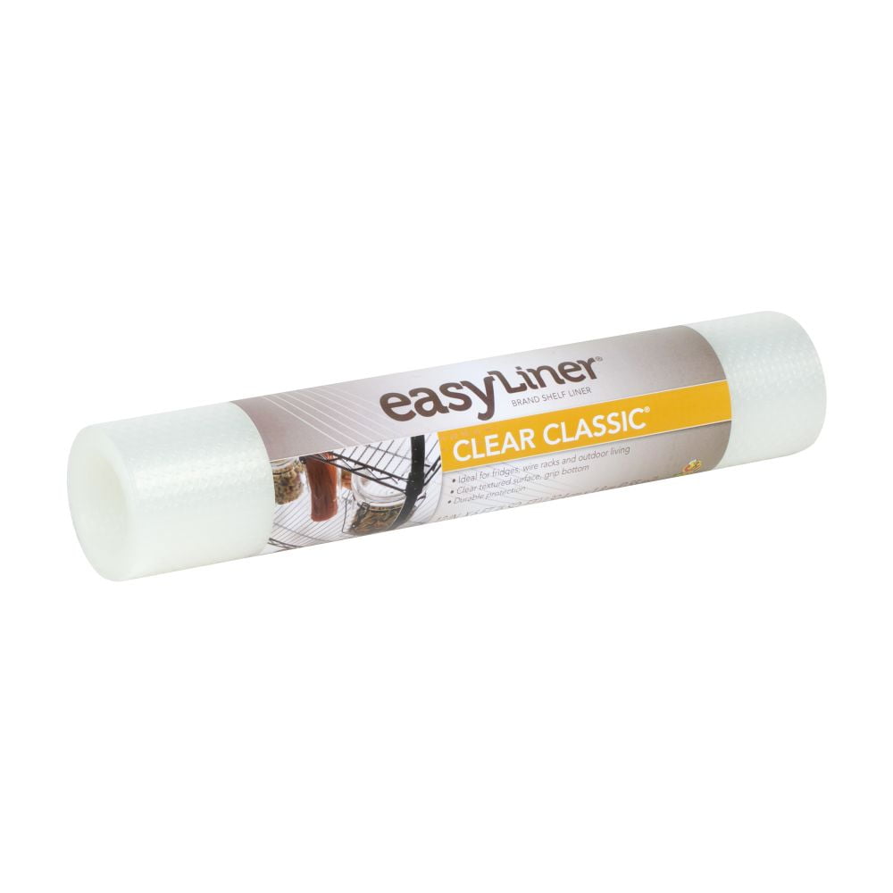 Duck Clear Classic 24-in x 10-ft Clear Shelf Liner in the Shelf