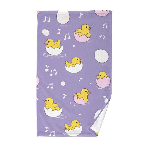 Duck Eggshell Pattern Bath Towel 100% Cotton Soft Thick High Absorbency Hand Face Towel Single Pack 16x28in