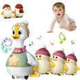 Duck Family Toy Walking Duck With Baby Ducks 3 Pack Light Up Swinging
