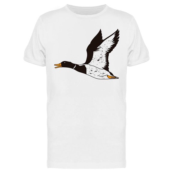 Duck Flying T-Shirt Men -Image by Shutterstock, Male Small