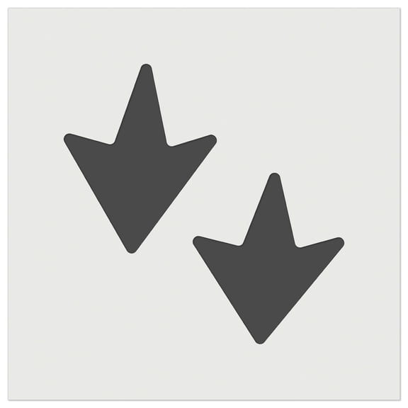 Duck Goose Footprint Track DIY Cookie Wall Craft Stencil - 5.5 Inch