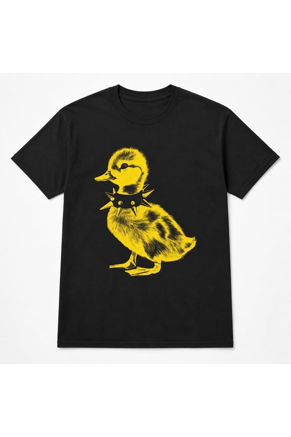 Duck Graphic T-Shirt for Adults, Unisex Cotton Tee, Short Sleeve Crewneck