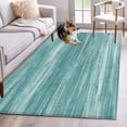 thumbnail image 1 of Duck Green Area Rugs 4'x6', Washable Small Throw Rugs for Office Bathroom, Vintage Modern Abstract Art Ombre Indoor Outdoor Rug Non-Slip Low Pile Carpet Runner Reversible Floor Mats, 1 of 8