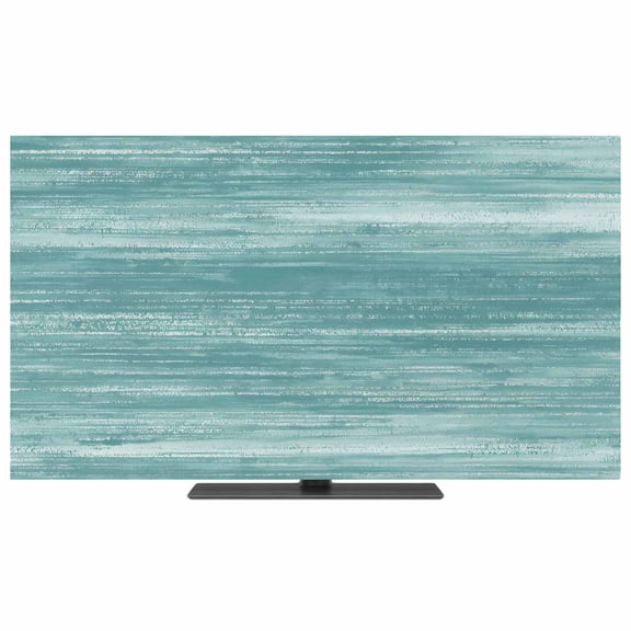 Duck Green TV Dust Cover,Stretchable TV Screen Desktop Computer Protector Cover,Vintage Modern Abstract Art Ombre Television Dustproof Slipcover Indoor Outdoor for 58–65 Inch Flat or Curved TVs