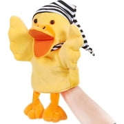 Duck Hand Puppet Vivid Plush Interactive Toy Yellow Hand Puppet with Movable Mouth Hand Puppets for Kids All Ages 12 5inches Duck